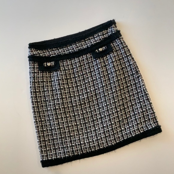 WHBM tweed skirt Size 0 - Picture 2 of 13